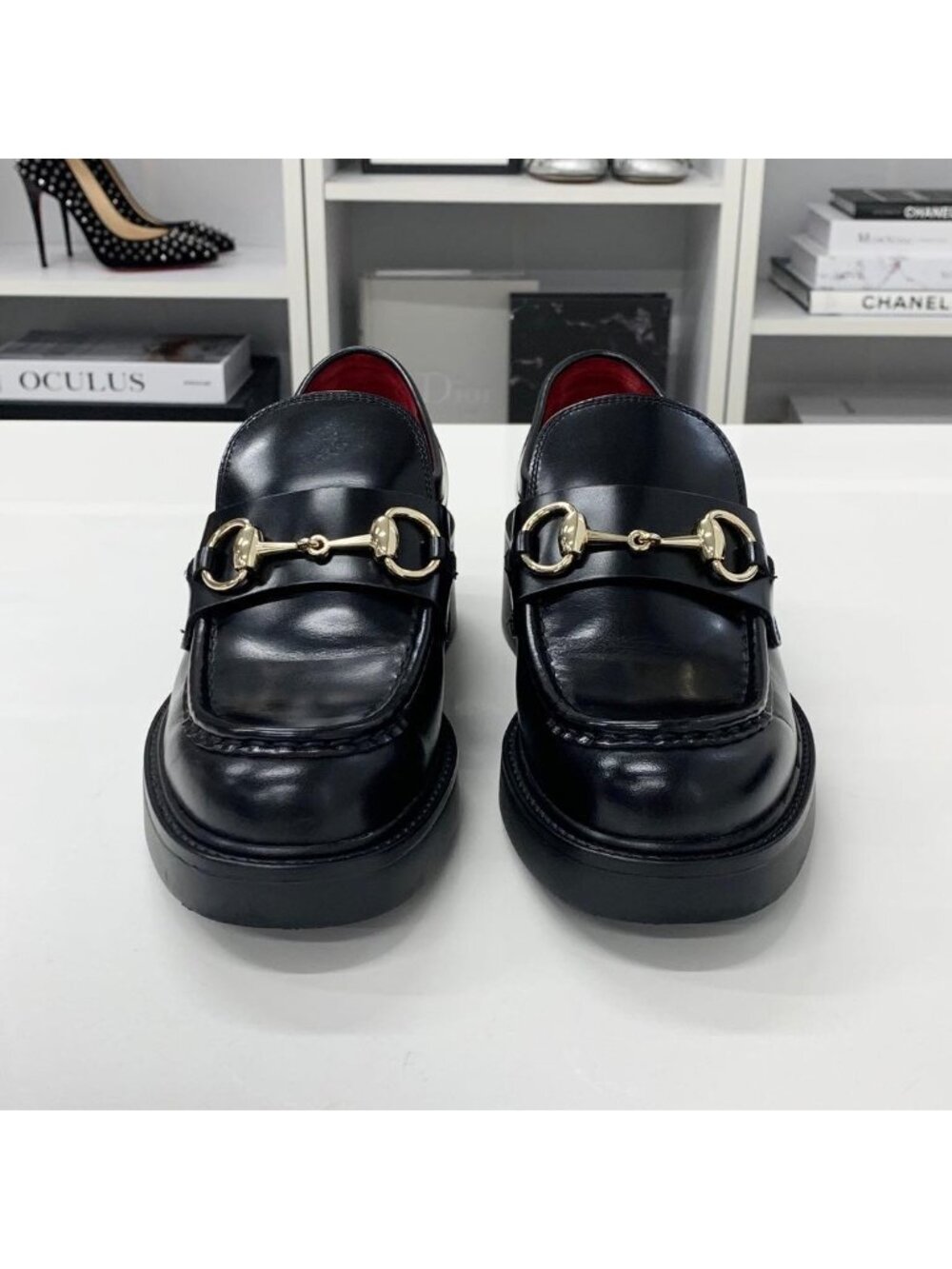 Gucci Horsebit Leather Loafers Black - Picture 4 of 10